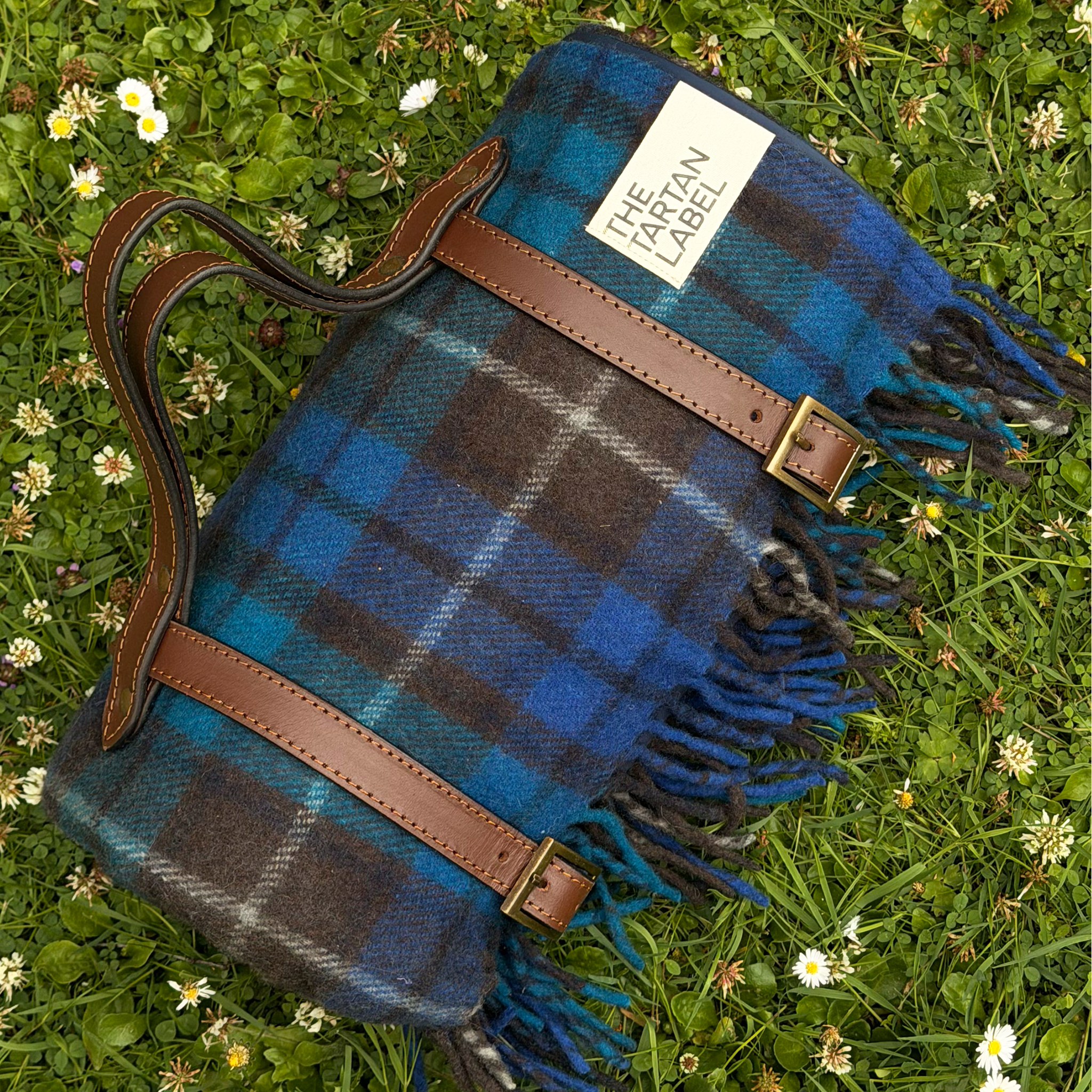 Buchanan blue picnic blanket